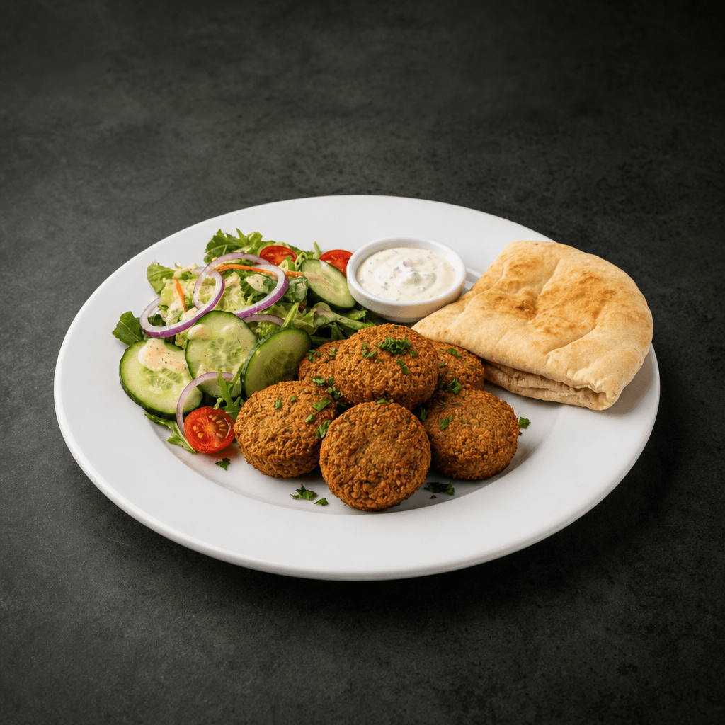 15. Talíř falafel